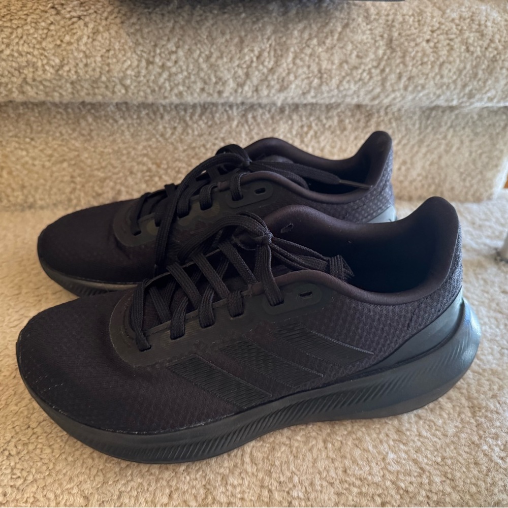adidas Black Athletic Running Shoes